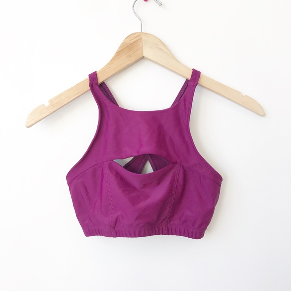 soulcycle Other - Soulcycle Purple Cutout Sports Bra Size S/M